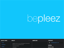 Tablet Screenshot of bepleez.com